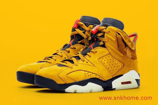 Travis Scott x Air Jordan 6 联名 AJ6口袋新配色 耐克TS联名款