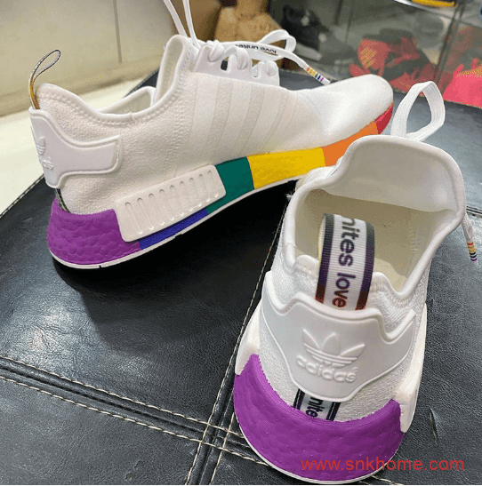 阿迪达斯彩虹底 adidas NMD R1 Pride发售价格 货号FY9024 