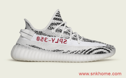 350V2椰子白斑马adidas Yeezy Boost 350 v2 “Zebra” 白斑马复刻OG版本 货号：CP9654