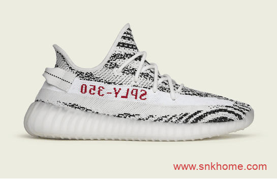 350V2椰子白斑马adidas Yeezy Boost 350 v2 “Zebra” 白斑马复刻OG版本 货号：CP9654