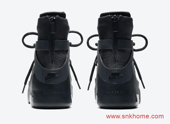 实战篮球鞋高街风格 Nike Air Fear of God 1 耐克FOG黑魂发售日期 货号AR4237-005 