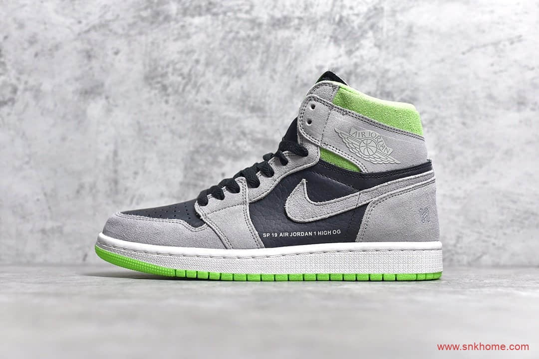 高帮AJ1黑灰纯原版本 Air Jordan 1 “Neutral Grey” 货号555088-018