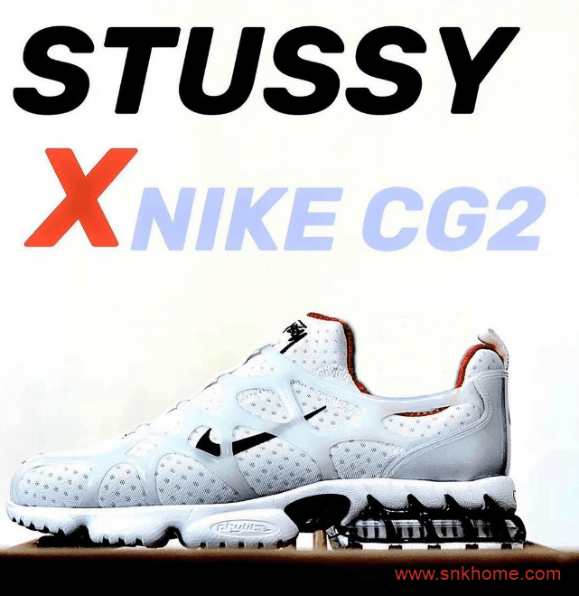 Stussy x Nike全新联名 耐克Stussy联名款黑白两色气垫鞋发售信息