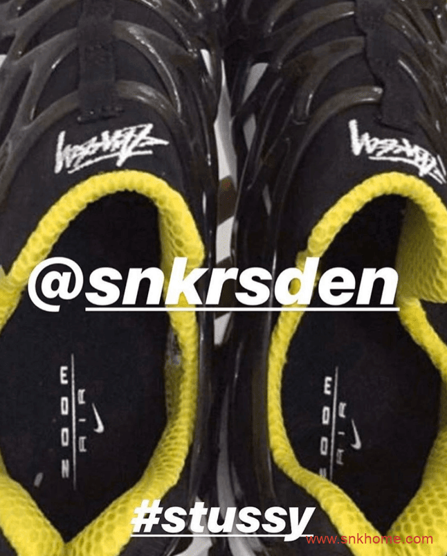 Stussy x Nike全新联名 耐克Stussy联名款黑白两色气垫鞋发售信息