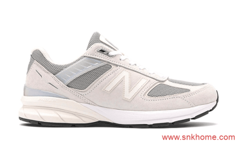 New Balance 990V5浅灰色 美国新百伦复古跑 NB990V5鞋新款发售