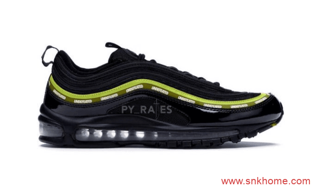 天价耐克联名 UNDEFEATED x Air Max 97新配色黑白大地色