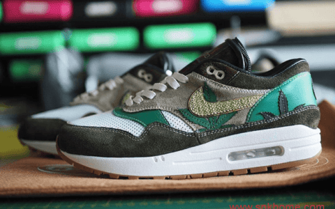 Nike 超限量 Air Max 1 “420”主题配色 耐克420定制款实物图