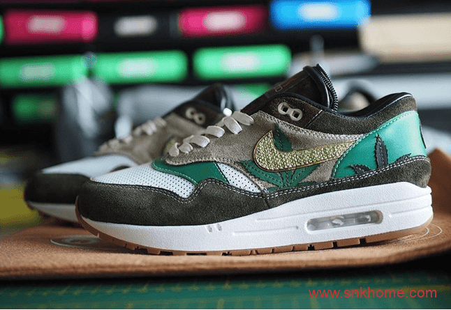 Nike 超限量 Air Max 1 “420”主题配色 耐克420定制款实物图