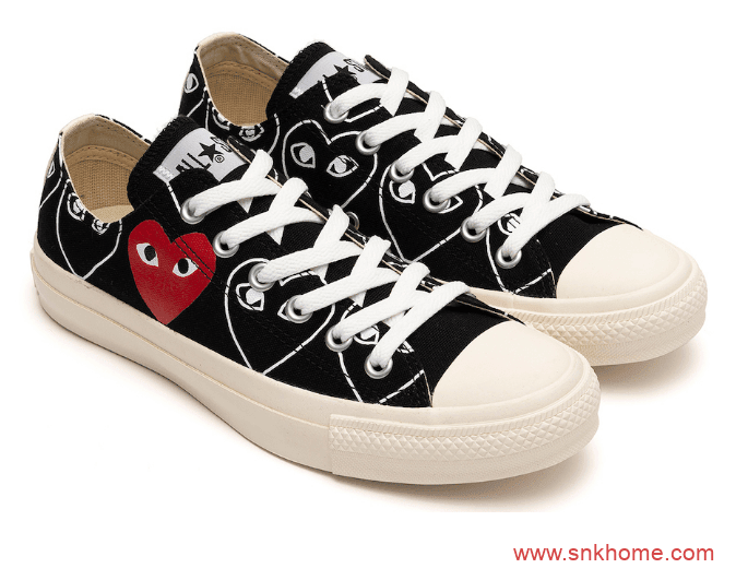 CDG PLAY x Converse 匡威经典PLAY联名 匡威川久保玲