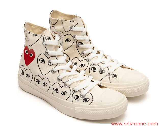 CDG PLAY x Converse 匡威经典PLAY联名 匡威川久保玲