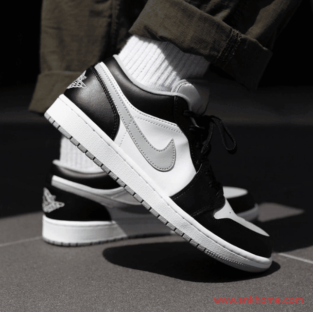 迪奥联名同款配色 AJ1中帮低帮灰黑脚趾两款新款 货号554724-092/553558-039