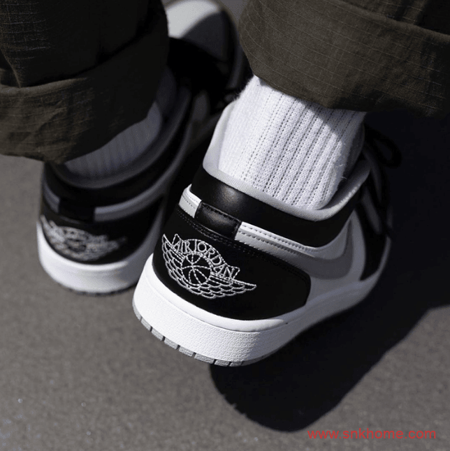 迪奥联名同款配色 AJ1中帮低帮灰黑脚趾两款新款 货号554724-092/553558-039