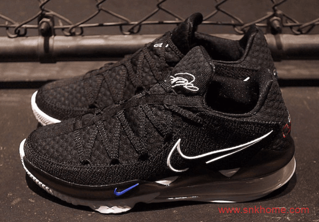 Nike LeBron 17 Low “LeBron James”詹姆斯全黑实战篮球鞋 货号：CD5007-002