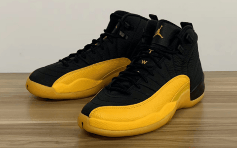 Air Jordan 12 “University Gold”  AJ12湖人黑金配色 货号130690-070