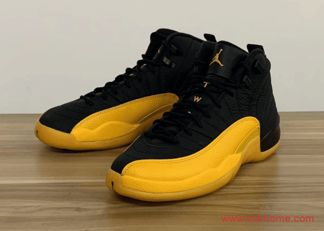 Air Jordan 12 “University Gold”  AJ12湖人黑金配色 货号130690-070