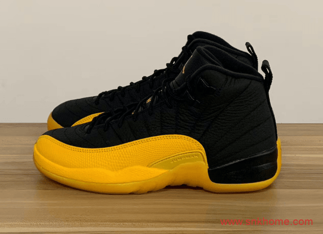 Air Jordan 12 “University Gold”  AJ12湖人黑金配色 货号130690-070