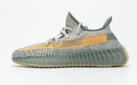 Yeezy Boost 350 V2 “Israfil” 椰子350V2蓝灰新配色 货号FZ5421