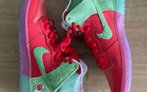 Nike SB Dunk High “Strawberry Cough” 耐克Dunk咳嗽草莓发售信息 货号CW7093-600