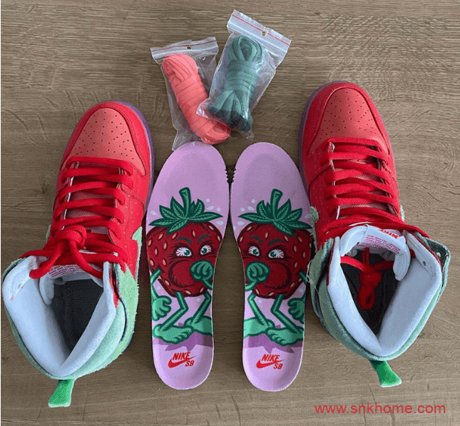 Nike SB Dunk High “Strawberry Cough” 耐克Dunk咳嗽草莓发售信息 货号CW7093-600