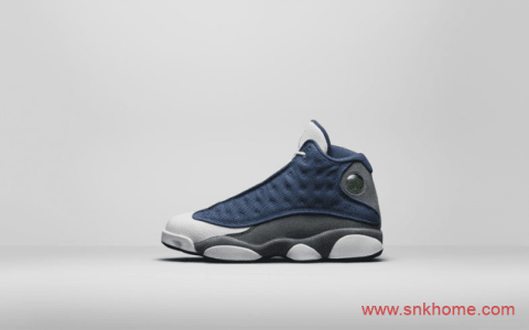 AJ13GIGGI蓝白配色发售日期 Air Jordan 13 “Flint”  货号：414571-404