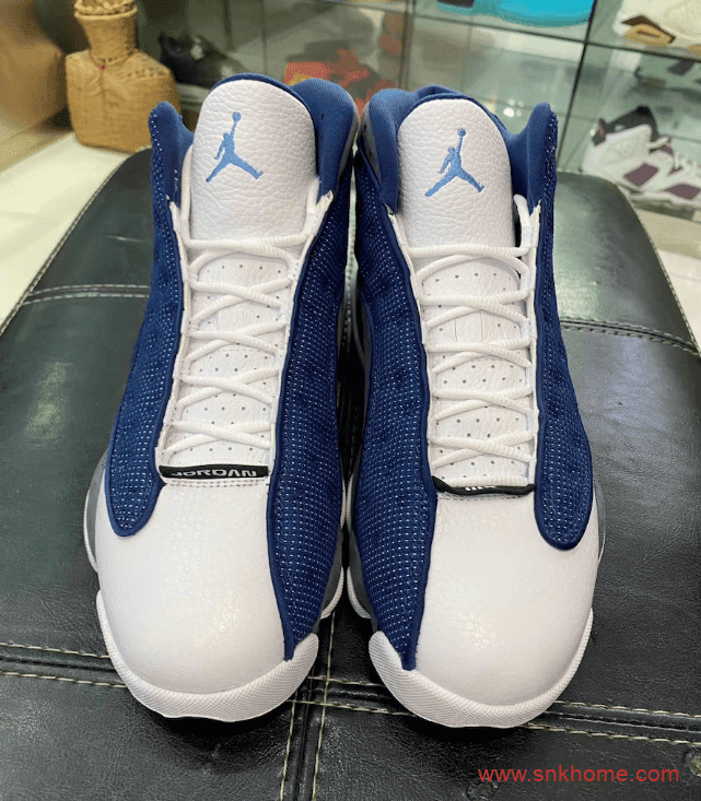 AJ13GIGGI蓝白配色发售日期 Air Jordan 13 “Flint”  货号：414571-404