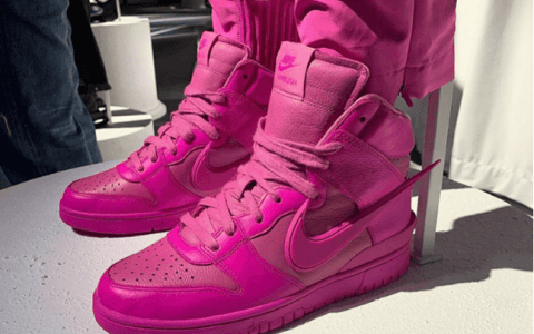 重磅联名 AMBUSH x Nike Dunk Hi黑色粉色 新款联名款发售日期