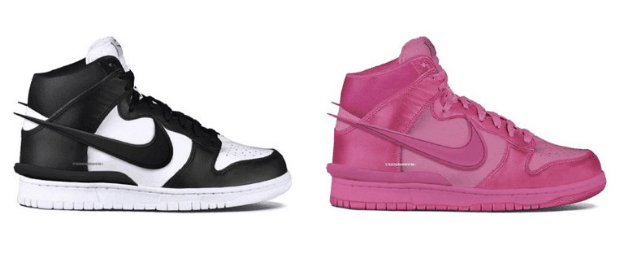 重磅联名 AMBUSH x Nike Dunk Hi黑色粉色 新款联名款发售日期