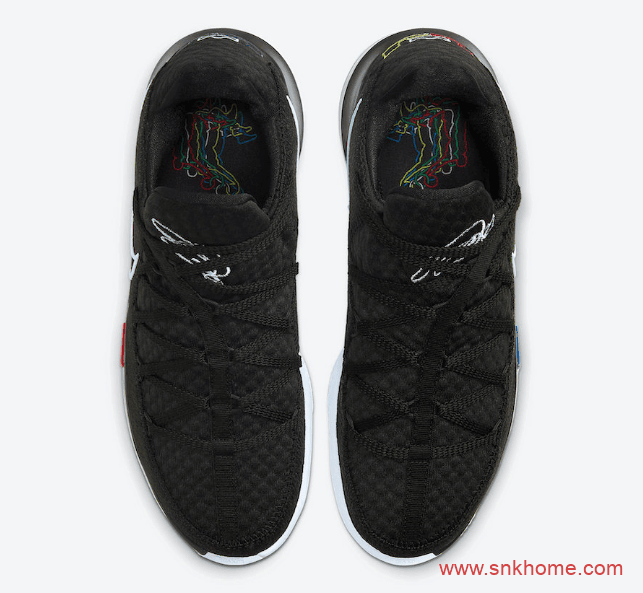 詹姆斯配色Nike LeBron 17 Low “LeBron James” 詹姆斯十七代实战战靴 货号：CD5007-002