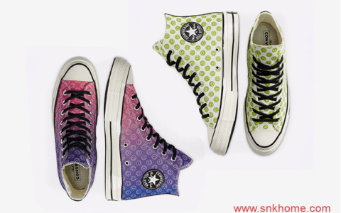 Converse Chuck 70新配色 匡威满印笑脸两个新配色 货号：167635C / 167637C