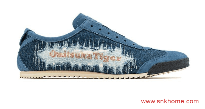 日产系列 亚瑟士鬼冢虎联名 冈山牛仔 x Onitsuka Tiger 牛仔蓝