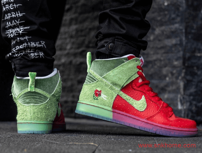 Nike SB Dunk High “Strawberry Cough”耐克Dunk咳嗽草莓发售日期  货号：CW7093-600