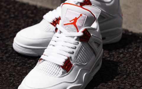 Air Jordan 4 “Orange Metallic”发售日期 AJ4白橙实物图 货号：CT8527-118