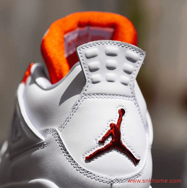 Air Jordan 4 “Orange Metallic”发售日期 AJ4白橙实物图 货号：CT8527-118