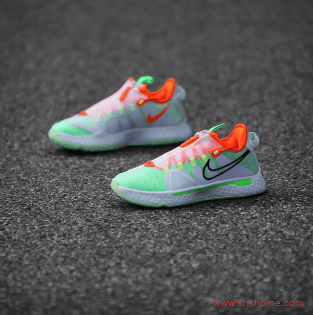 Gatorade x Nike PG 4发售日期 保罗乔治实战篮球鞋PG4佳得乐 货号：CD5086-100