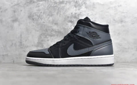 AJ1灰影子Nike Air Jordan 1 Mid “Dark Grey” 莆田过验鞋 货号：554725-041