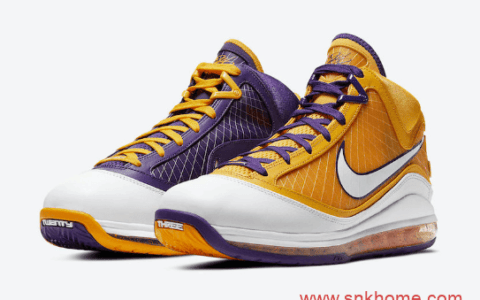 Nike LeBron 7 “Lakers” 詹姆斯七代鸳鸯实战篮球鞋发售 货号: CW2300-500