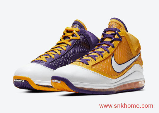 Nike LeBron 7 “Lakers” 詹姆斯七代鸳鸯实战篮球鞋发售 货号: CW2300-500