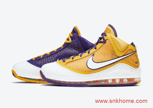 Nike LeBron 7 “Lakers” 詹姆斯七代鸳鸯实战篮球鞋发售 货号: CW2300-500