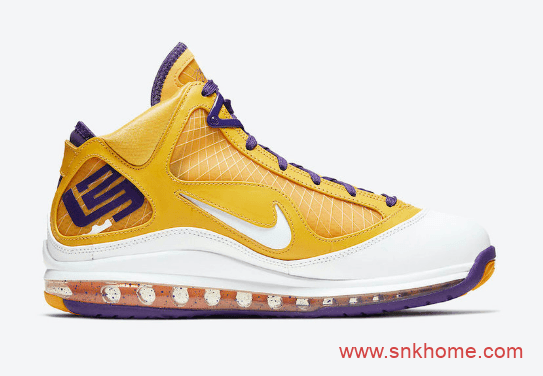 Nike LeBron 7 “Lakers” 詹姆斯七代鸳鸯实战篮球鞋发售 货号: CW2300-500