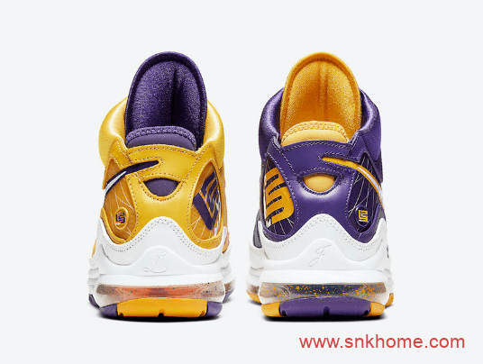 Nike LeBron 7 “Lakers” 詹姆斯七代鸳鸯实战篮球鞋发售 货号: CW2300-500