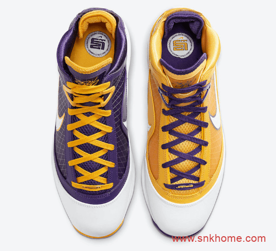 Nike LeBron 7 “Lakers” 詹姆斯七代鸳鸯实战篮球鞋发售 货号: CW2300-500