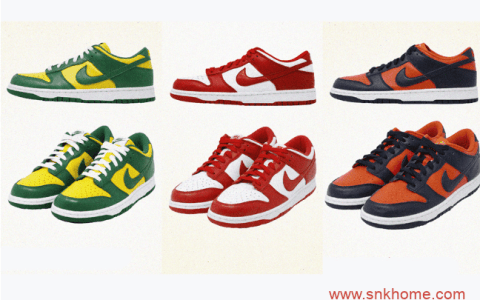 耐克新品发售三双 Nike Dunk Low SP 复古板鞋OG风格 货号：CU1727-700/CU1727-100/CU1727-800