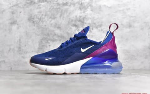 公司级耐克MAX270紫色3M反光 NIKE Air Max 270满天星 货号：AH6789-402