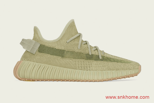 Yeezy 350 V2 Flax 抹茶绿本周北美限定发售