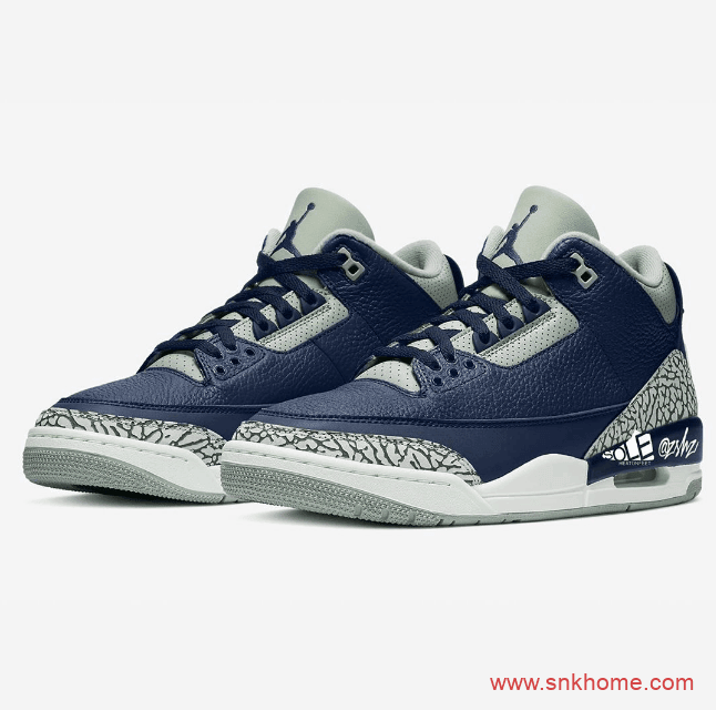 Air Jordan 3两款新配色实物图曝光 AJ3皇家蓝 AJ3午夜蓝 酷似DJ Khaled 亲友限定