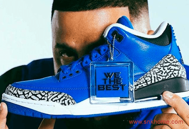 Air Jordan 3两款新配色实物图曝光 AJ3皇家蓝 AJ3午夜蓝 酷似DJ Khaled 亲友限定