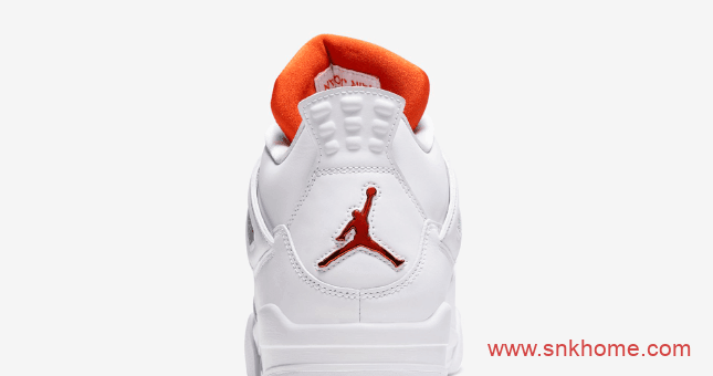 Air Jordan 4 “Orange Metallic” 纯白AJ4金属白橙已发售 货号：CT8527-118