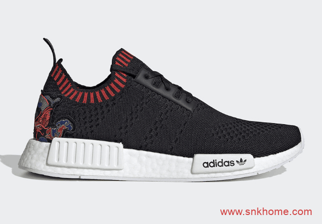 adidas NMD R1 阿迪达斯NMD透气BOOST跑鞋腾龙刺绣发售日期 货号：EH2238