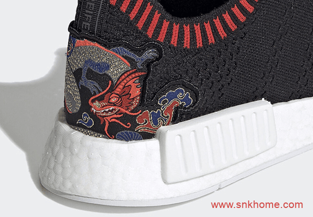 adidas NMD R1 阿迪达斯NMD透气BOOST跑鞋腾龙刺绣发售日期 货号：EH2238