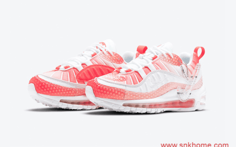 Nike Air Max 98 “Bubble Pack” 耐克MAX98糖果橙粉发售日期 货号：CI7379-600